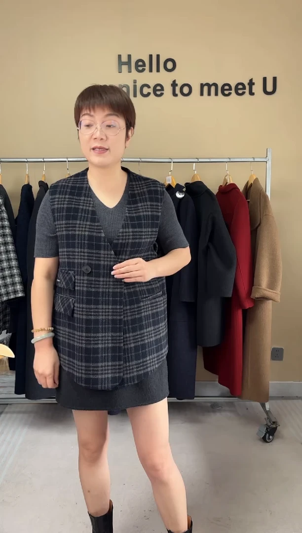 1号链接199号蓝格子均码 M