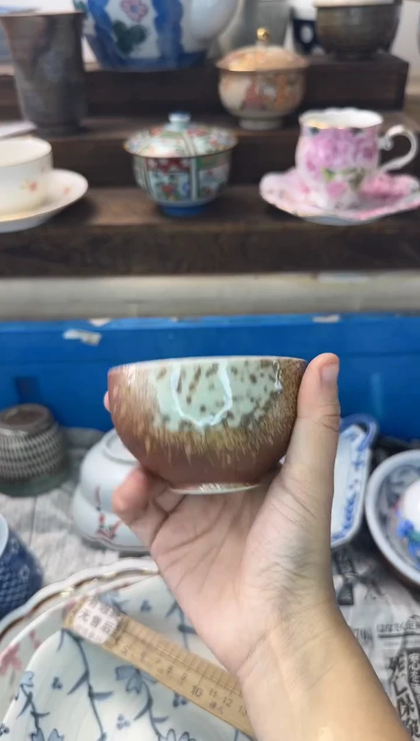 茶杯紫砂六*?874陶艺中古瓷器全场满18米包邮