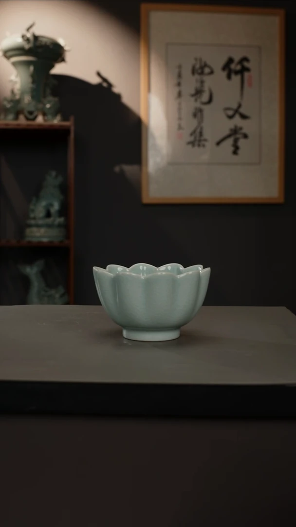 【闪购商品】杯原产地仿古 莲花杯