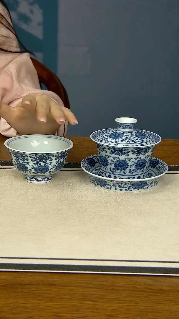 八宝缠枝莲两件套