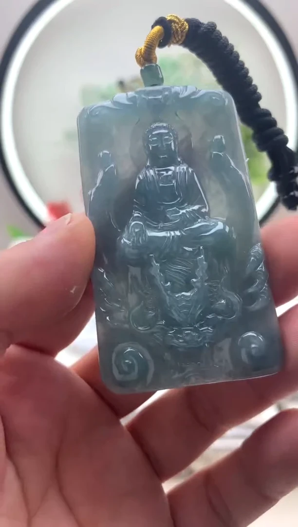 颈饰未镶嵌翡翠阿弥陀佛