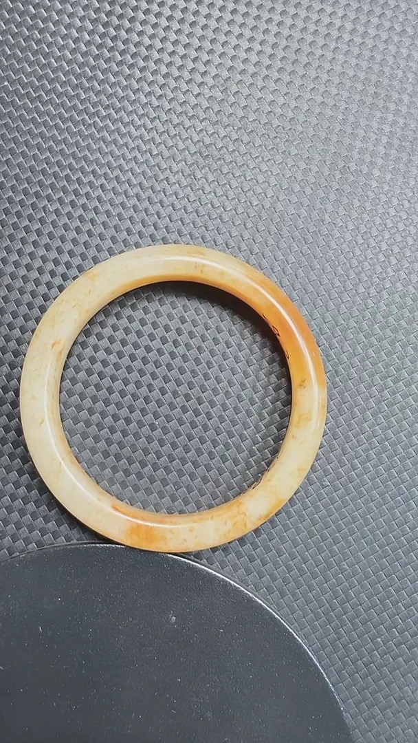 和田玉手镯未镶嵌420圈口59.2