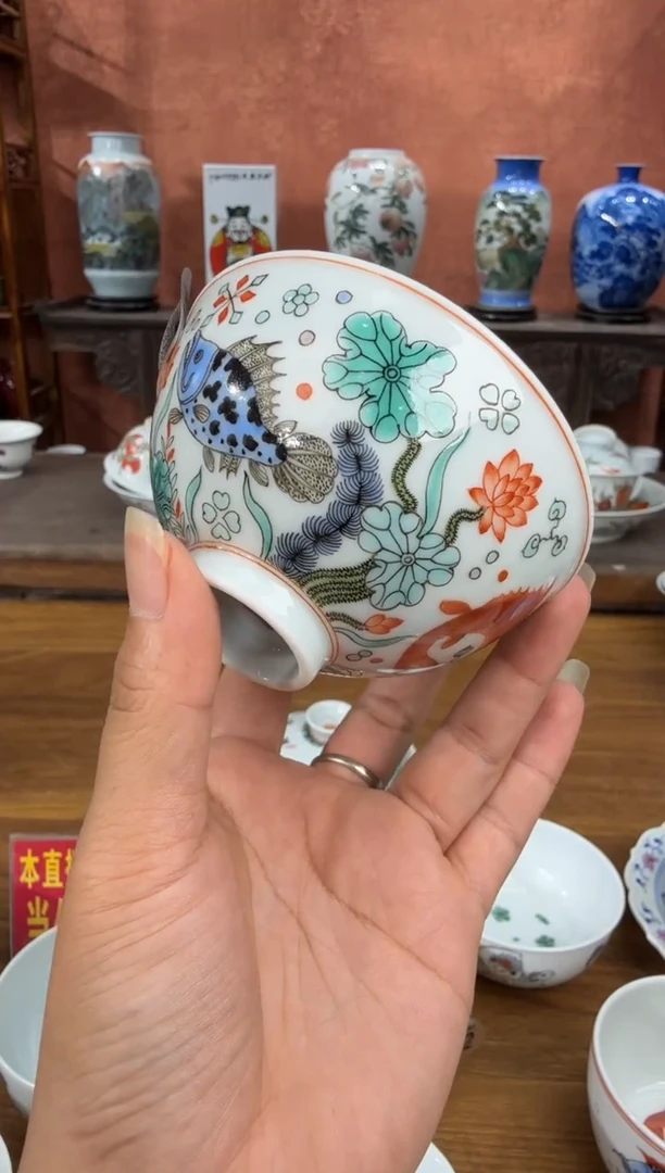 吴义松陶盟手绘陶瓷编码：3057