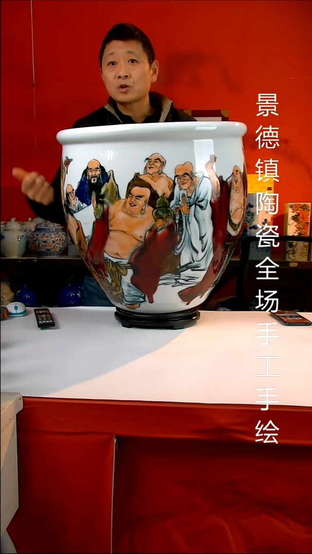 摆件陶瓷景德镇陶瓷 全场手工手绘