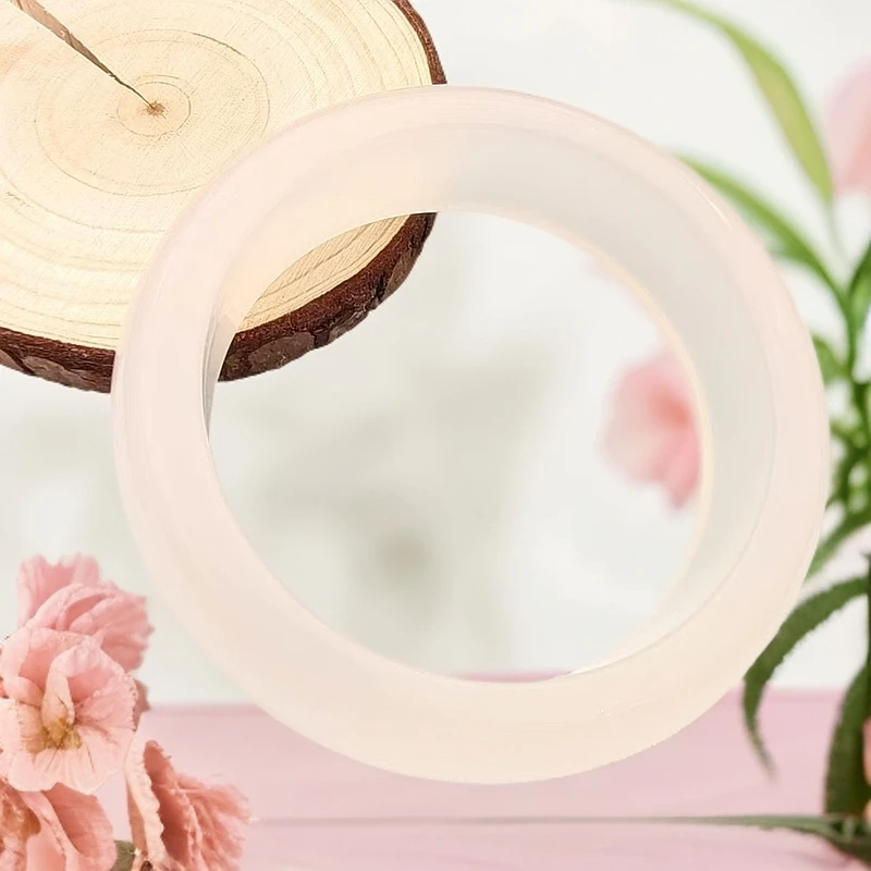 非金属树脂手镯 【梦梦专属礼盒】DH33117极光透蜜白变色树脂手镯