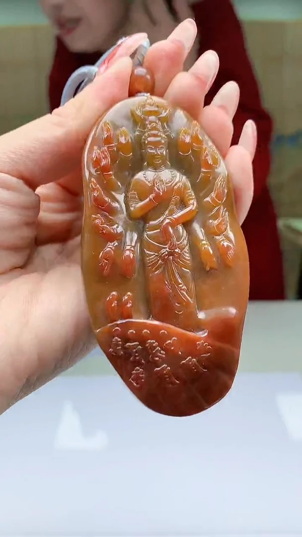 【闪购商品】定制翡翠未镶嵌4902ty-毛货挂件158