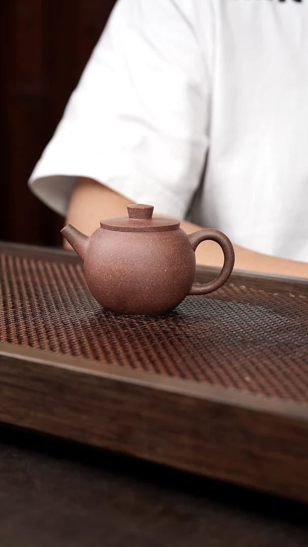 茶壶紫砂岩中泥巨轮{红}