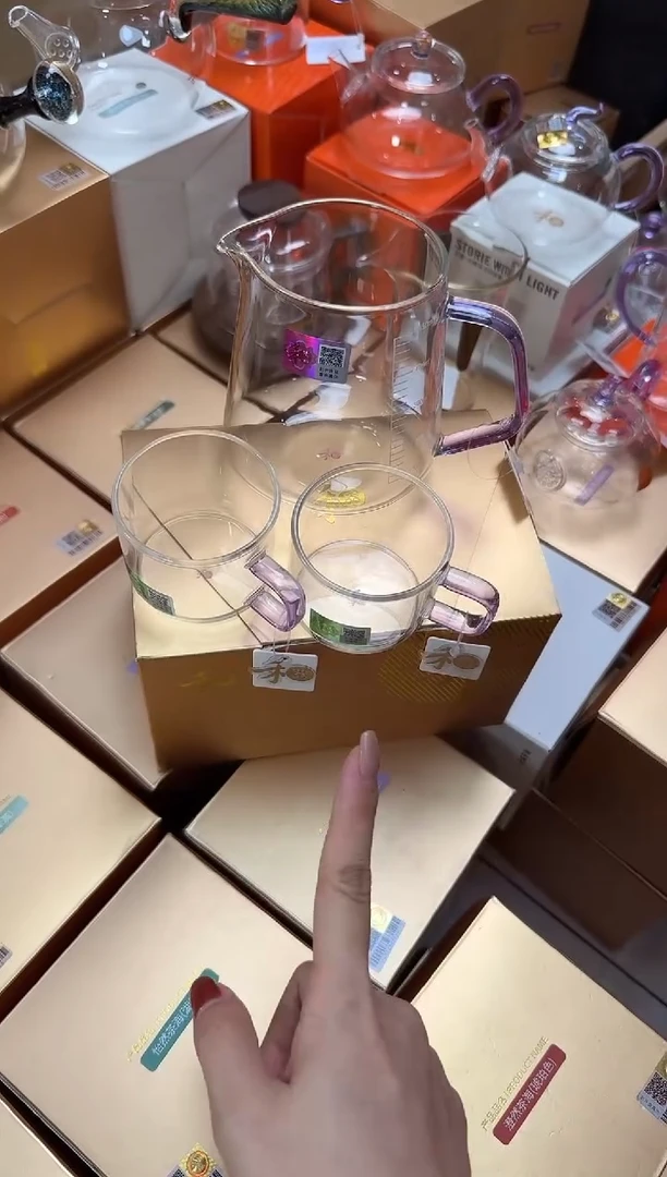 @@禾器晶彩承轩浅紫色+清禾杯浅紫色2只