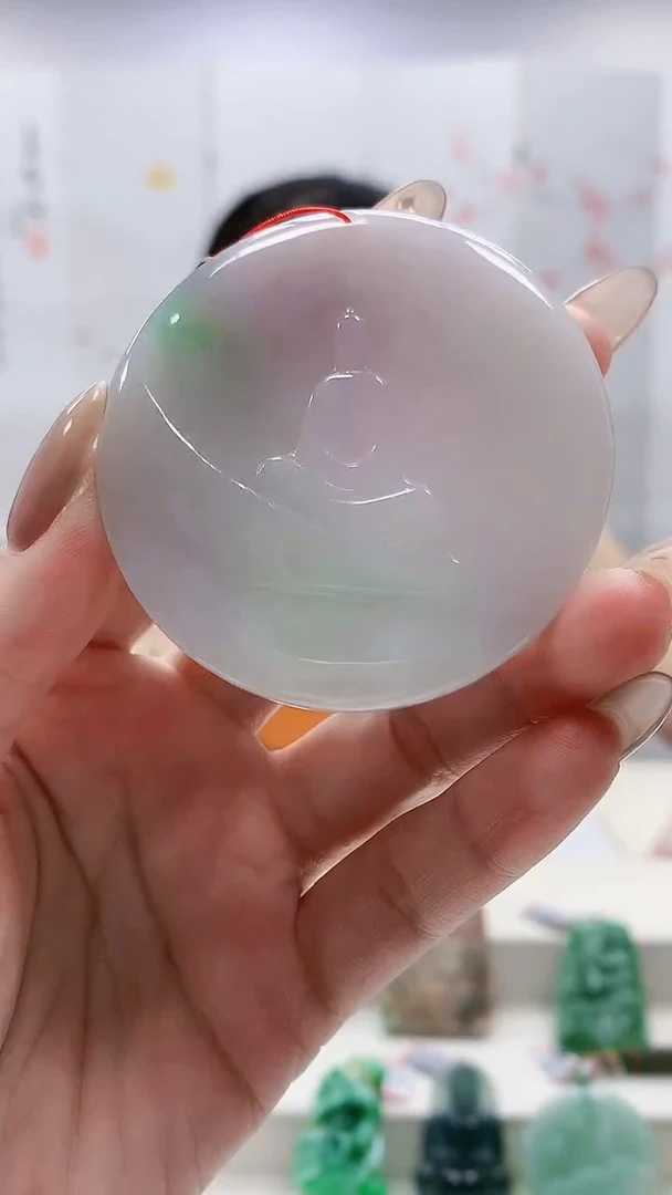 未镶嵌定制翡翠4852lr-毛货挂件8