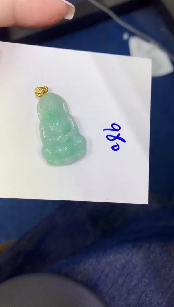 颈饰未镶嵌翡翠缅甸天然翡翠A货