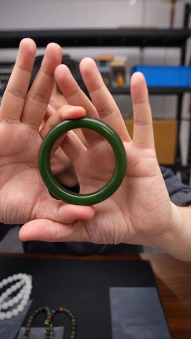 未镶嵌手镯和田玉1208DL155手镯（多样性发其一）