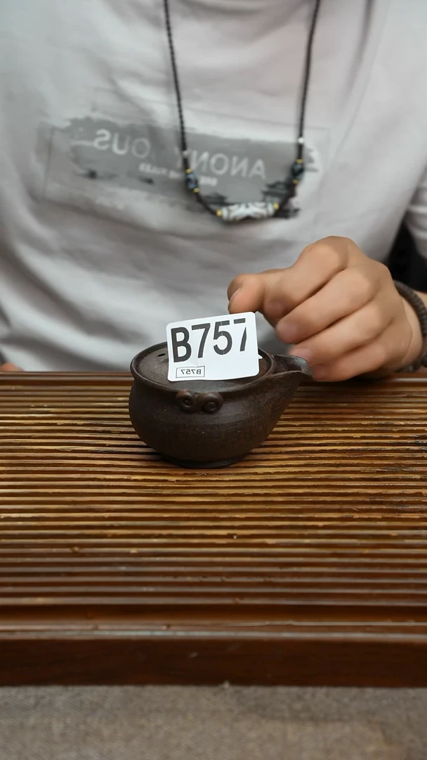万古烧粗陶手工茶具