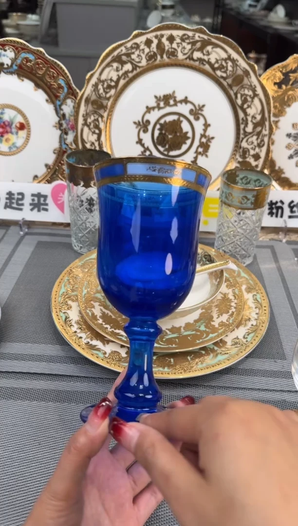 【闪购商品】瓷片水晶玻璃杯1个微瑕  福利价