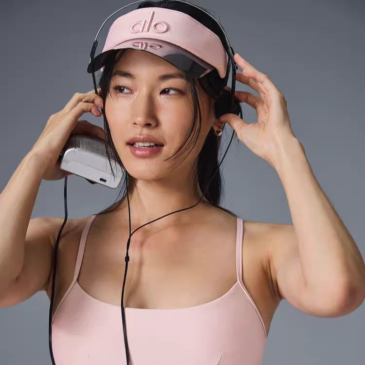 ALO美式空顶帽男女跑步运动健身反光鸭舌帽夏季防晒遮阳防紫外线