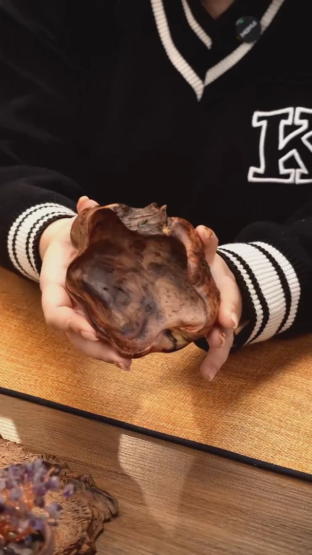 1号云小屋紫柚木果盘