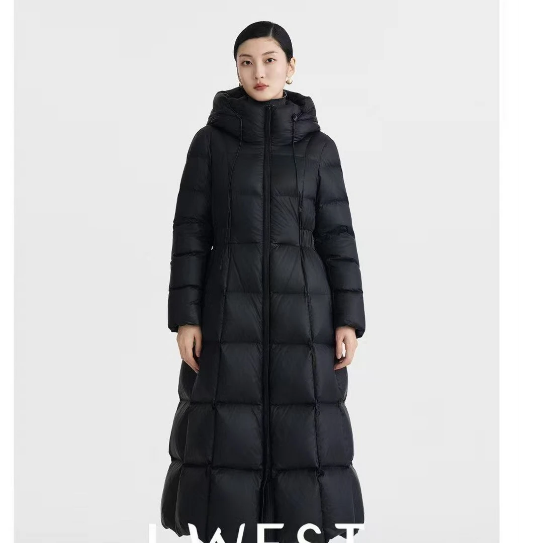 朗文品牌中长款冬装12057