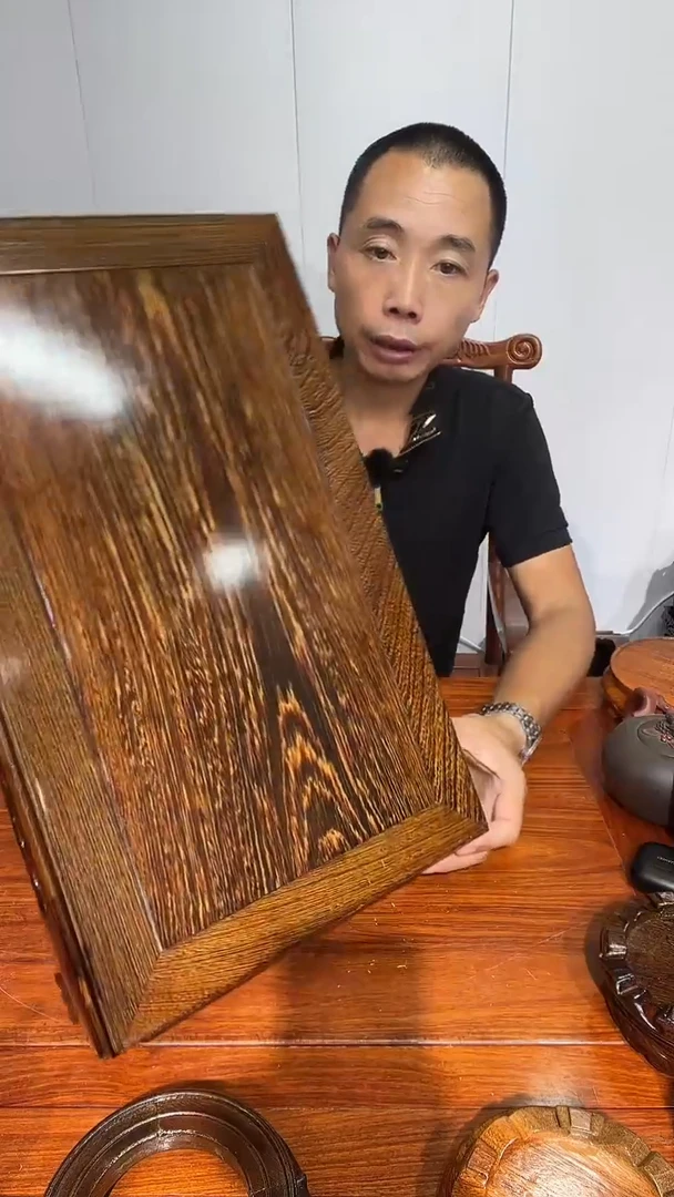 木f****n鸡翅木长方底座50*30*12