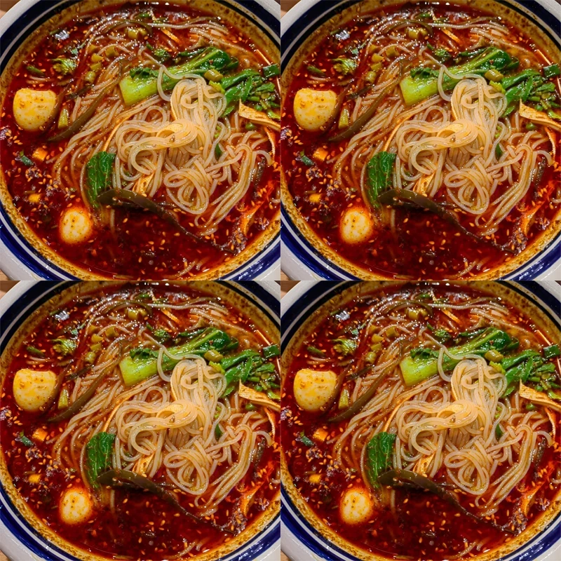 【买6桶送6桶】云南过桥米线桶装细米线免煮速食冲泡夜宵整箱批发