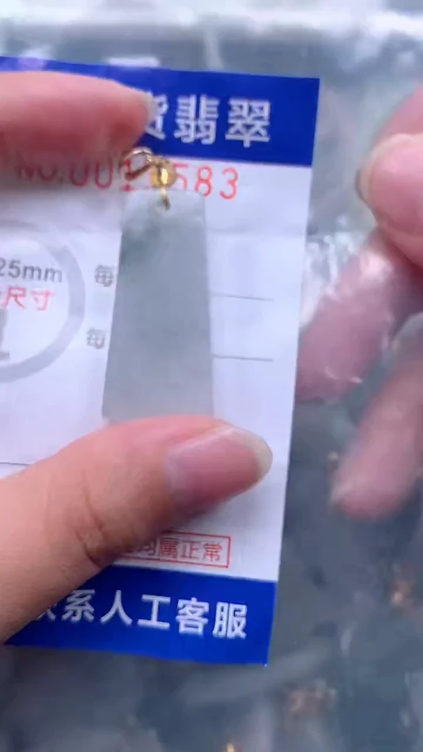 翡翠未镶嵌吊坠(不含链)1