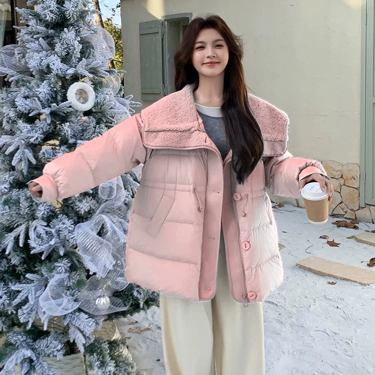 【晨浠定制】新款潮流时尚百搭保暖羽绒服短款外套9951