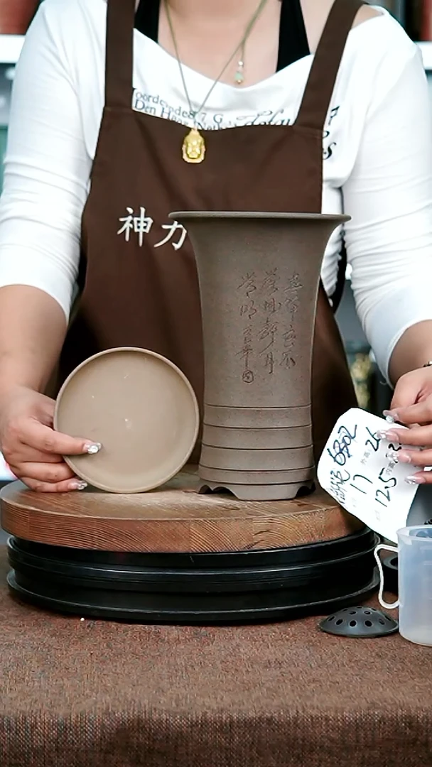 紫砂花盆花卉园艺+Z