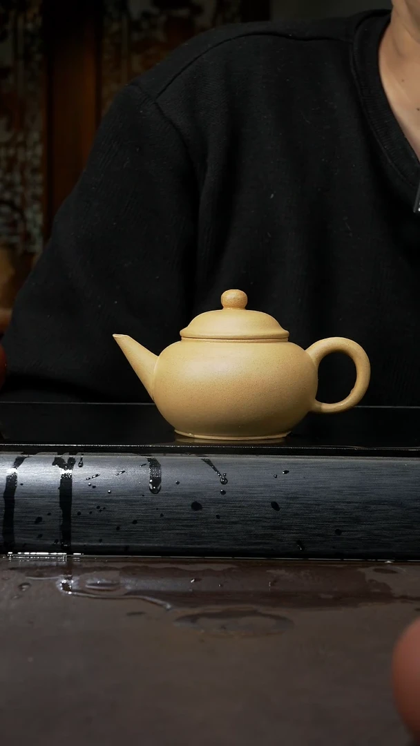 【闪购商品】紫砂茶壶黄金段 水平 170cc 019