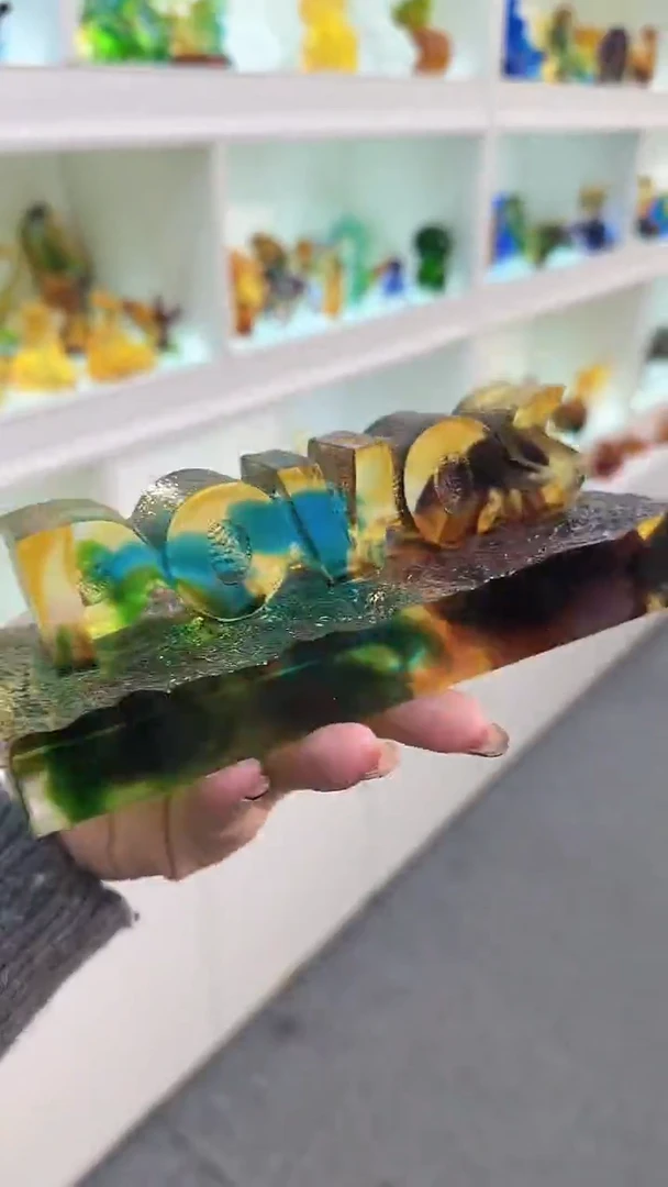 手工艺品琉璃底坐