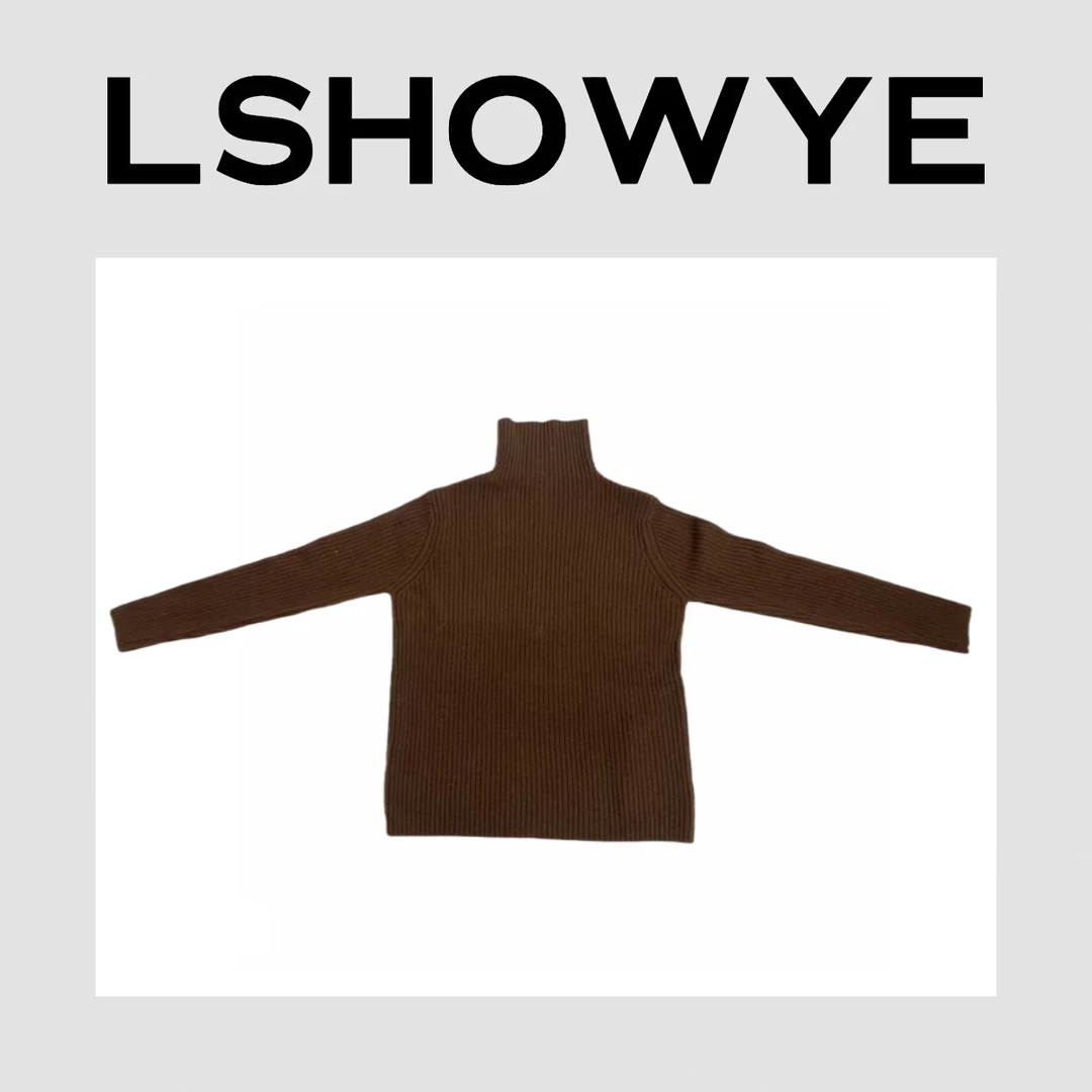 LSHOWYE｜高领羊毛长袖毛衣 B4110