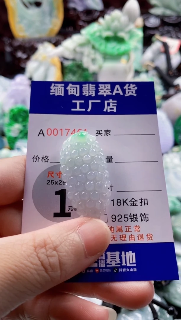 翡翠未镶嵌吊坠(不含链)D****y1