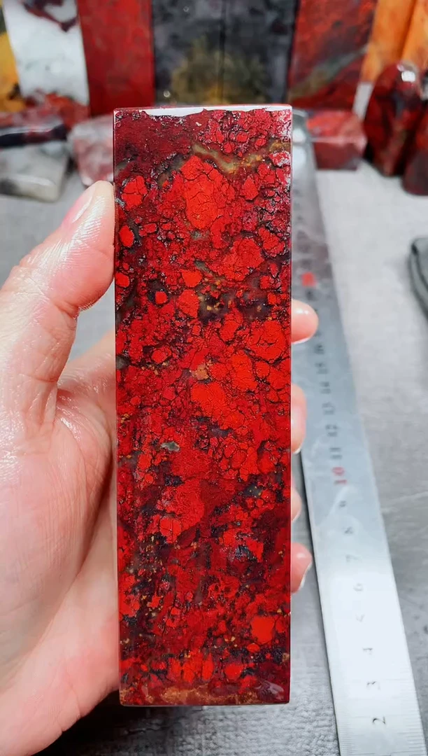 一**水桂林鸡血玉素章--38