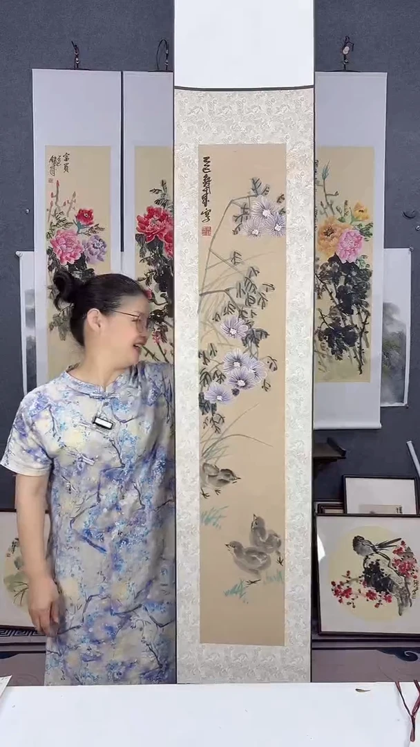 国画175*32吴铁成作品