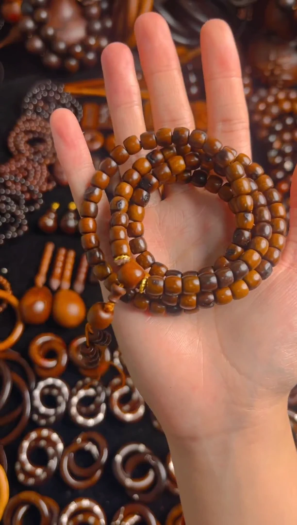 枣木雷击枣木雷痕手串108卡0.7