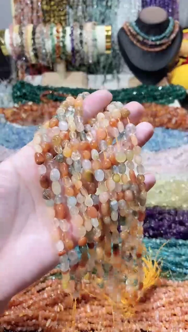 未镶嵌珠宝半成品水晶彩兔毛