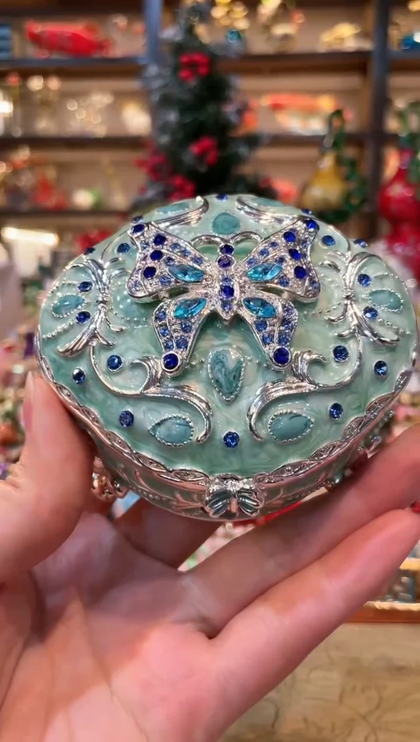 【闪购商品】精致珐琅彩首饰盒