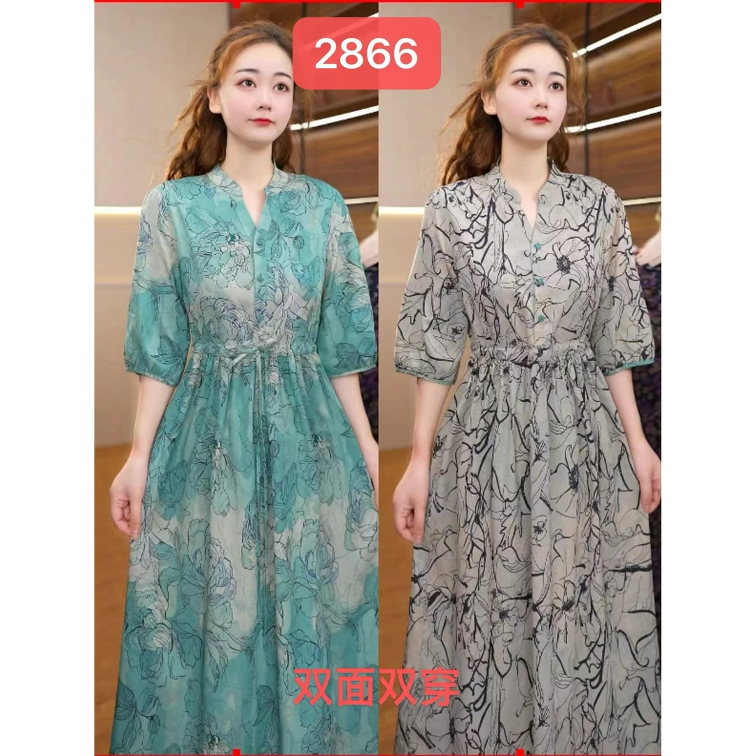 2866-29新款舒适时尚连衣裙