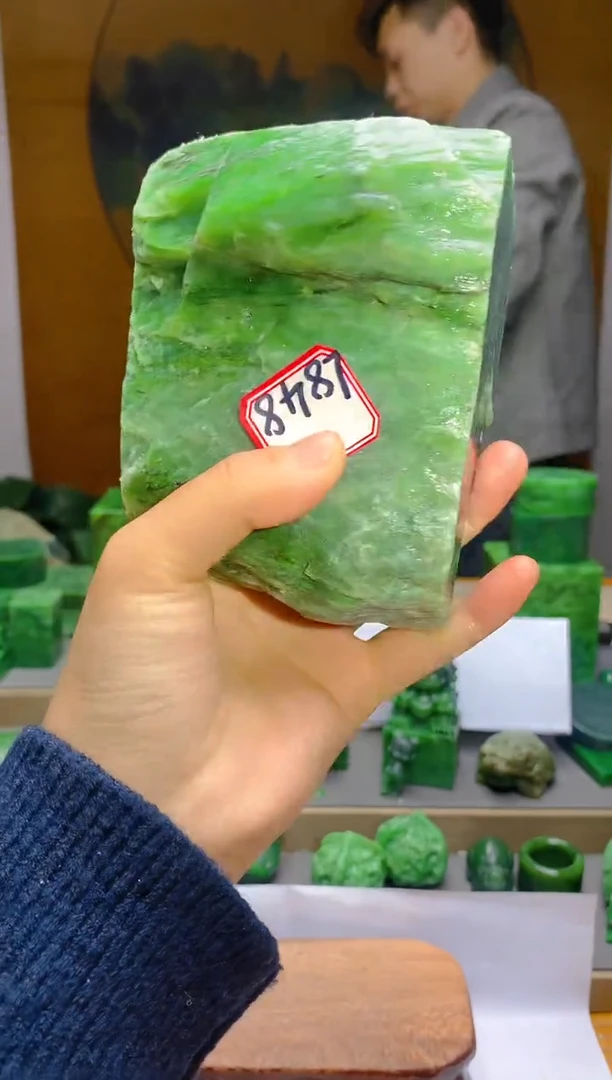 【闪购商品】和田玉（碧玉）珠宝半成品未镶嵌1