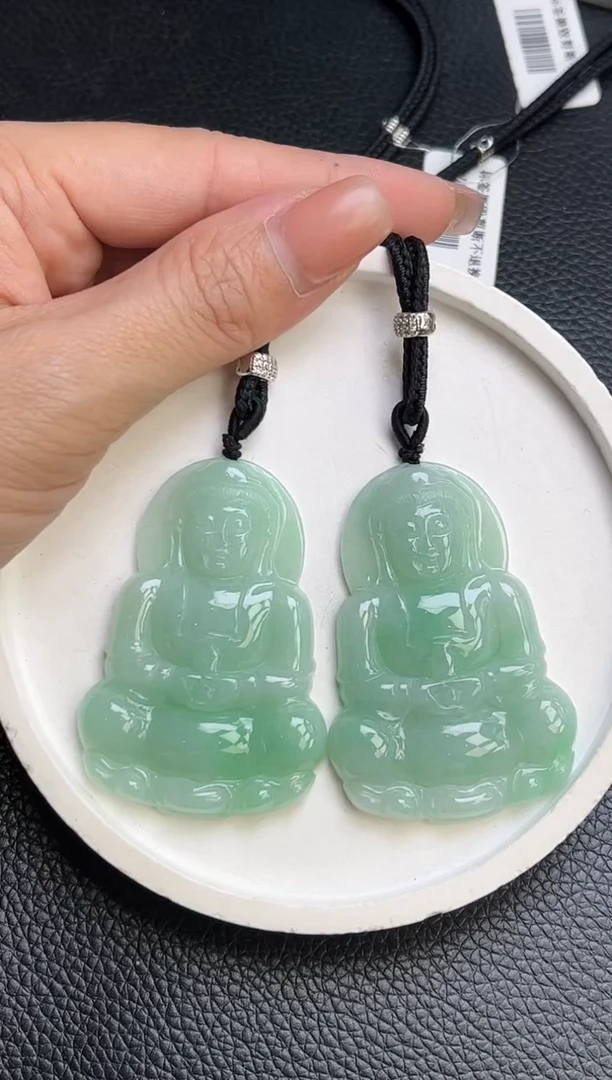 翡翠未镶嵌颈饰YM1076-2 观音多样性发一