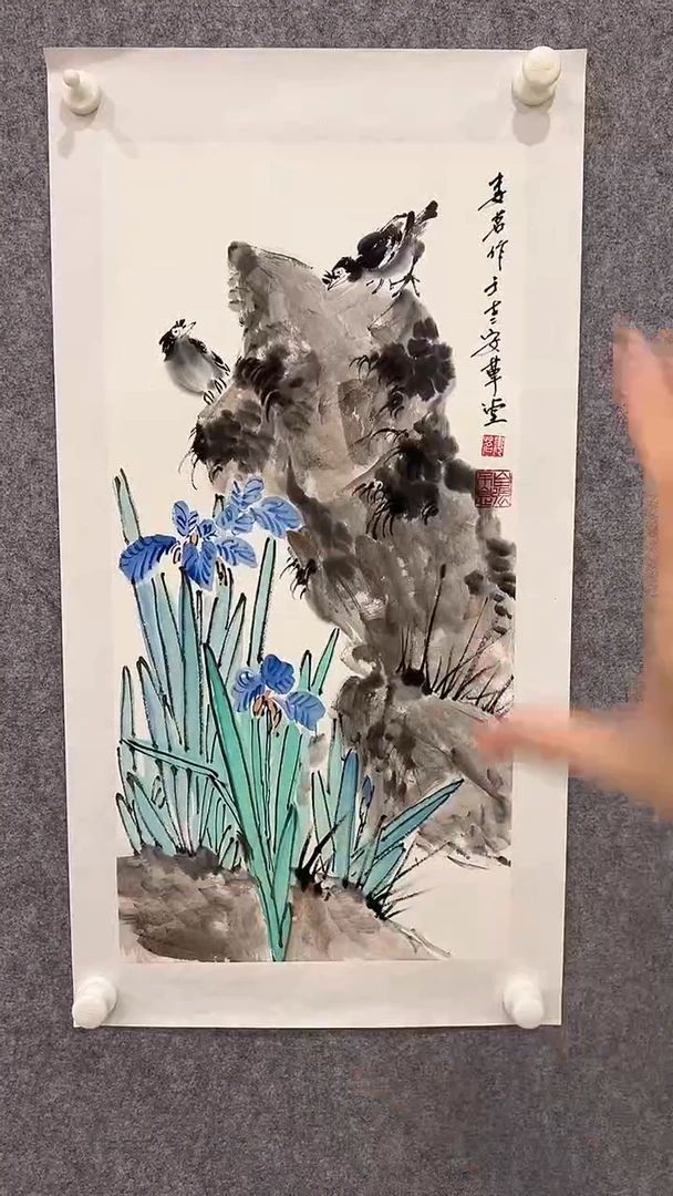 国画娄茗-2平尺-国画作品