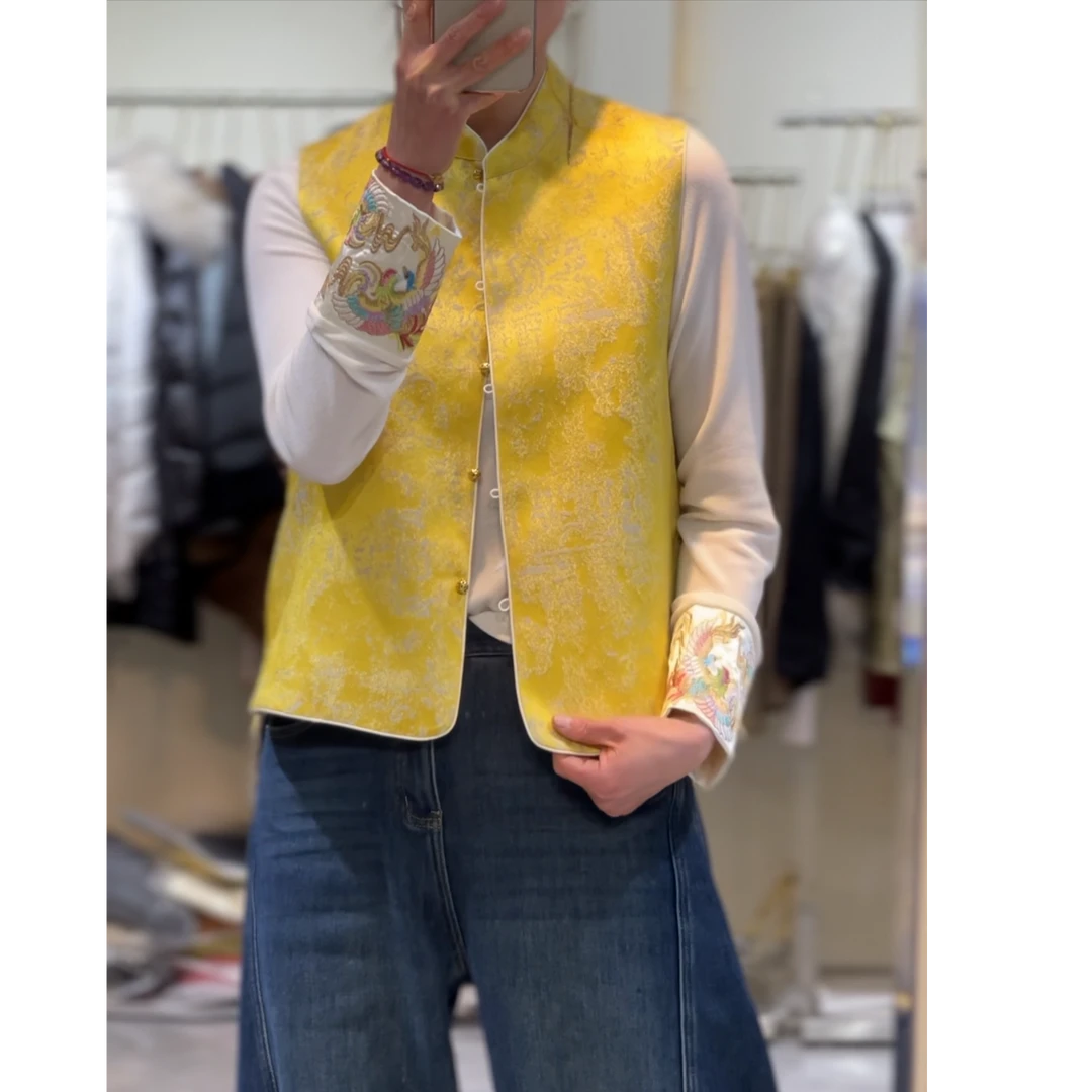 品名：黄金满地～单面穿福利马甲