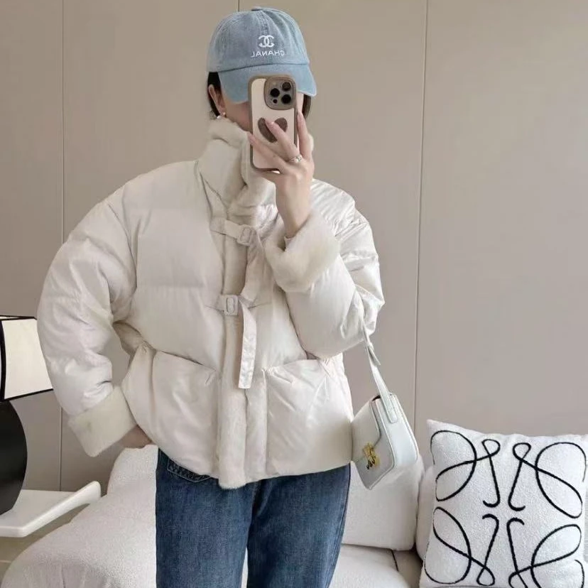 冬季新款加厚女士休闲宽松显瘦百搭女士棉服外套8002#