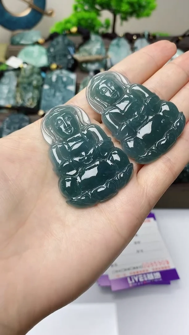 翡翠未镶嵌颈饰多样性一件发货