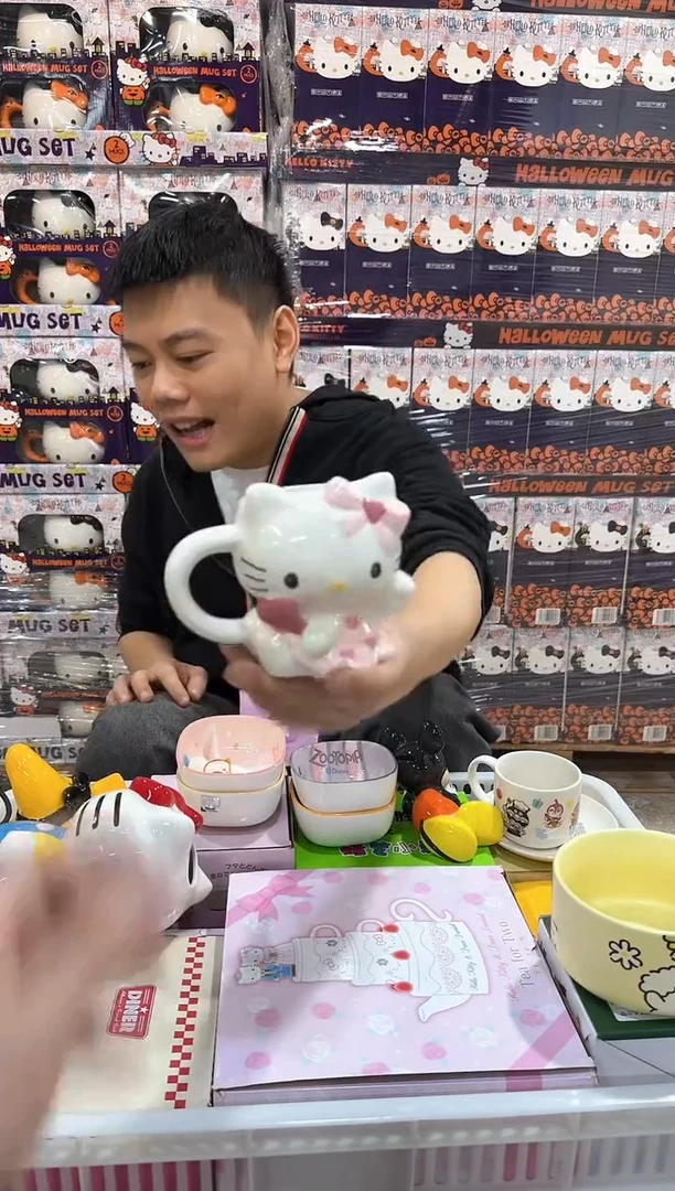 瓷片原盒kt猫天使杯杯 杯