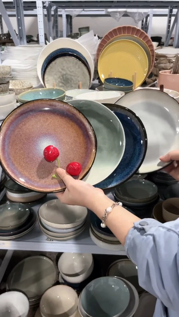 【闪购商品】瓷片外贸尾货瑕疵满20包邮X4 小盘组合