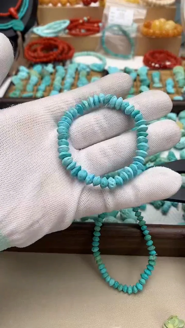 未镶嵌绿松石珠宝半成品118