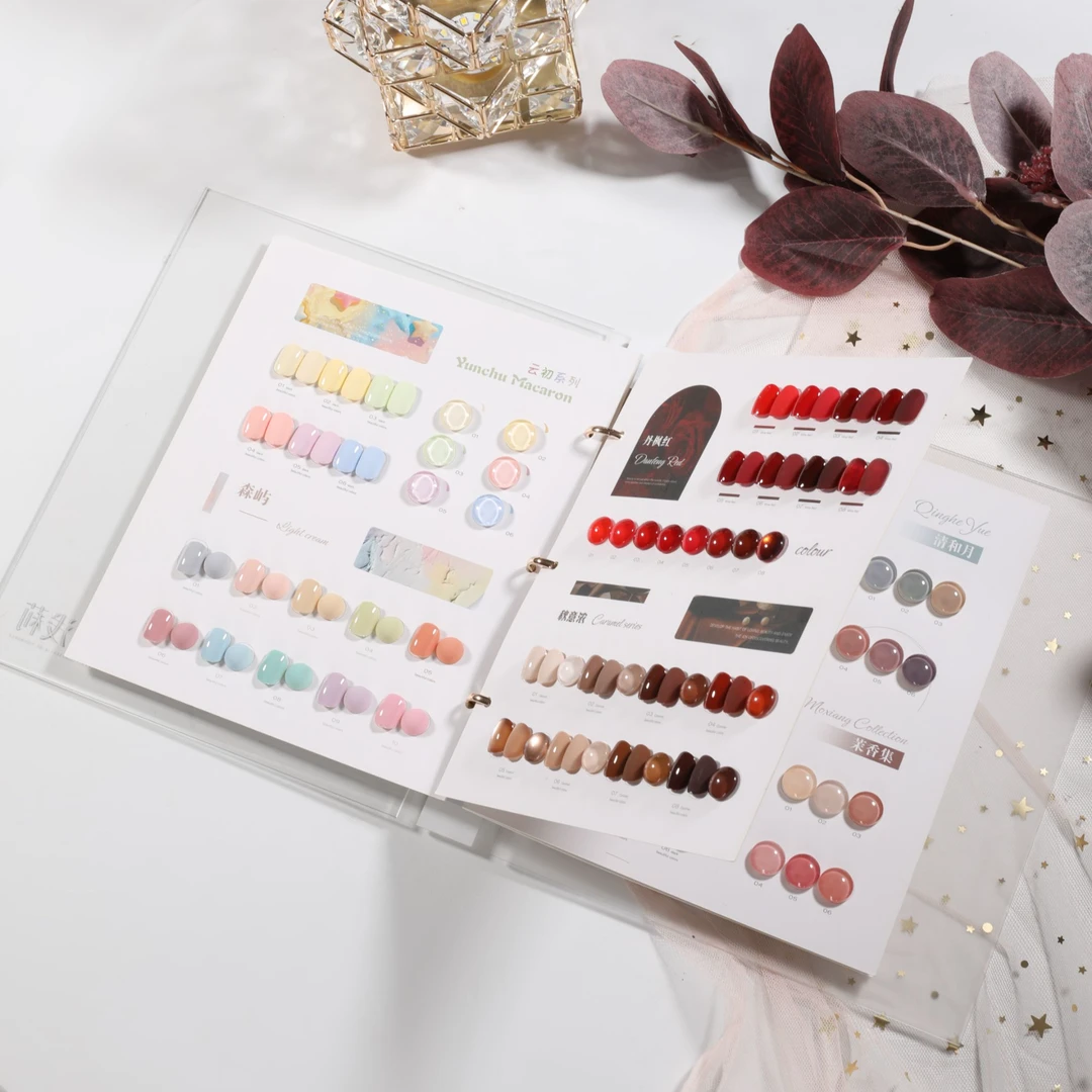 浅莉瓶装70色四季显白流行色甲油胶套装