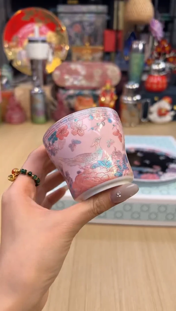 175灵羽和鸣主人杯-粉色