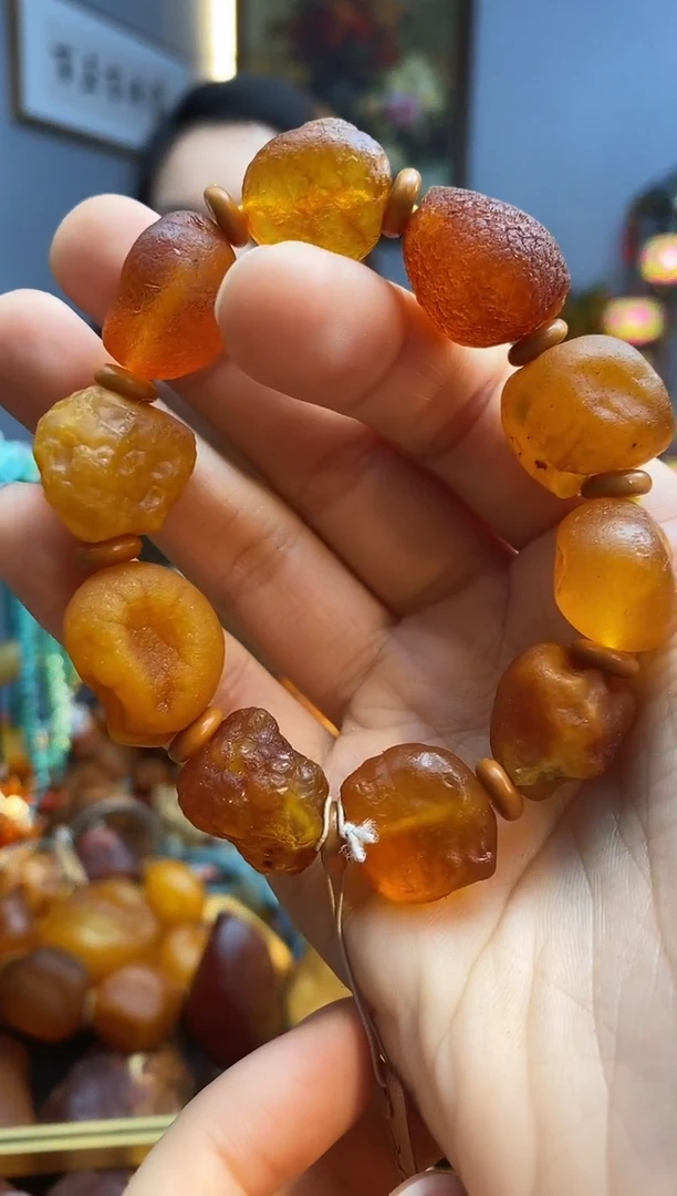 未镶嵌琥珀手串手串
