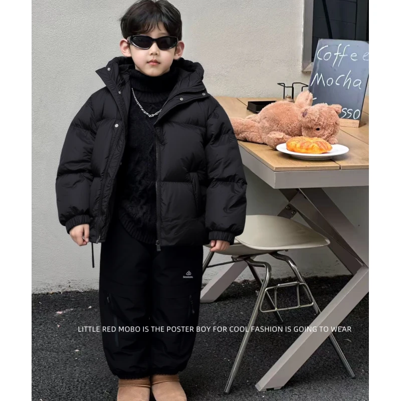 【现现】童装新国标90白鸭儿童羽绒服男款2025冬季男童MMY841309