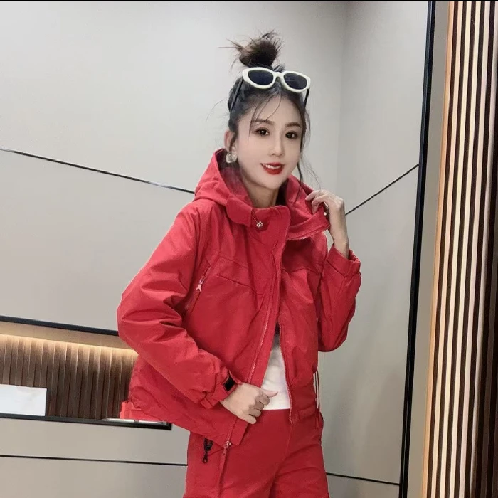 069#洋气休闲薄棉外套
