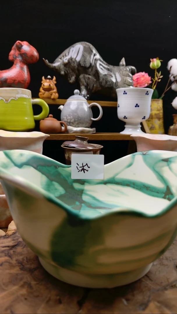 沐高温颜色釉要变系列 微瑕